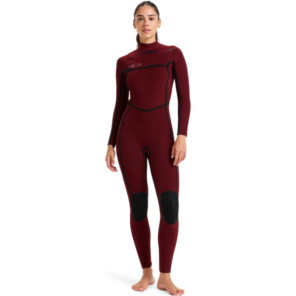 2026 Roxy Kvinder Rise Naturlig 3/2mm Chest Zip Våddragt 26BW213506 - Salt Krystal